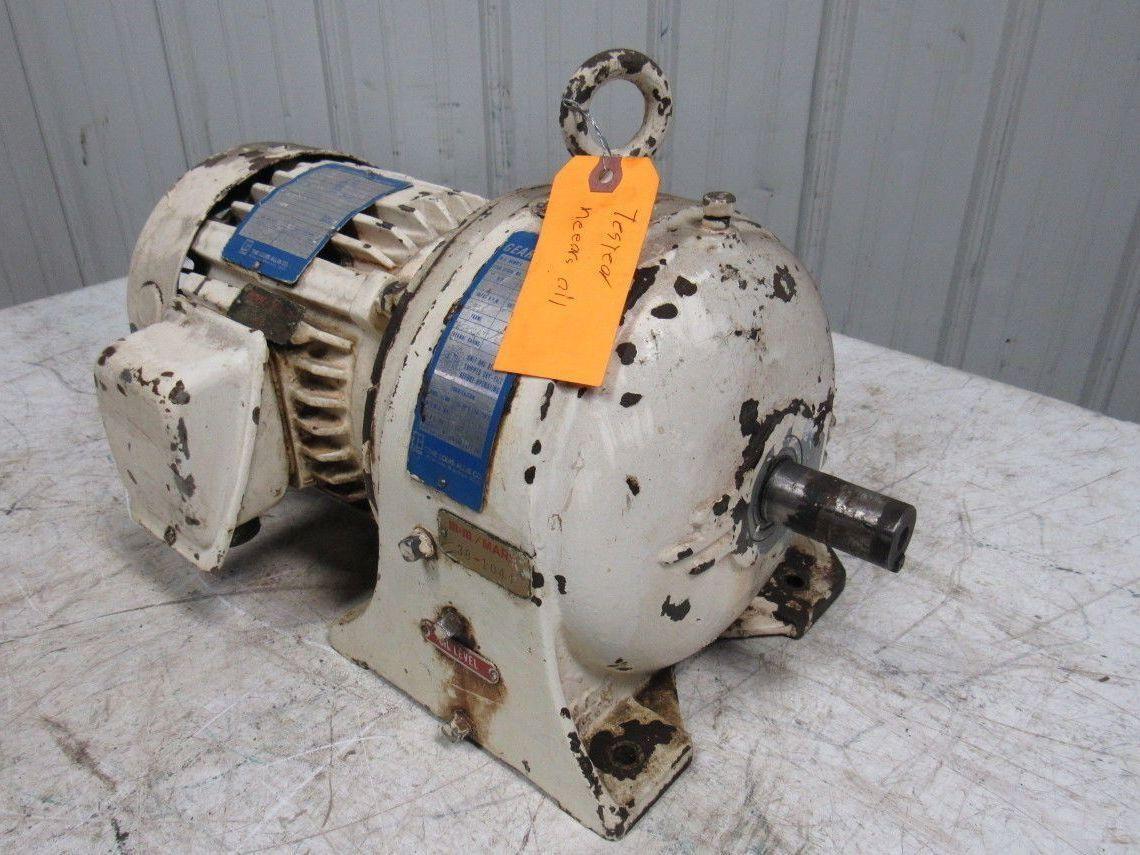Louis Allis 8P16/495 1HP 1735 RPM 6.2:1 Ratio 280 Output RPM Electric Gearmotor