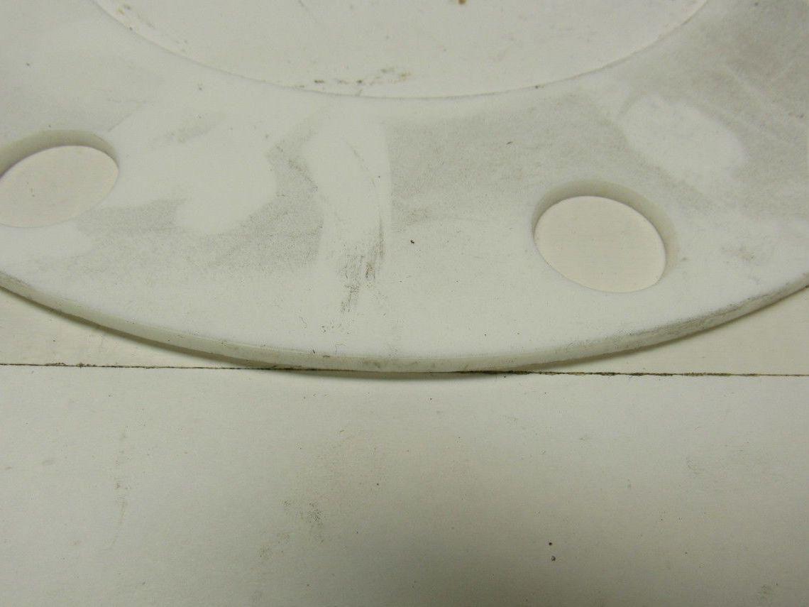 PTFE Size 6 Pipe Gaskets W/8 Bolt Holes 6-5/8" ID X 1/8" Thick