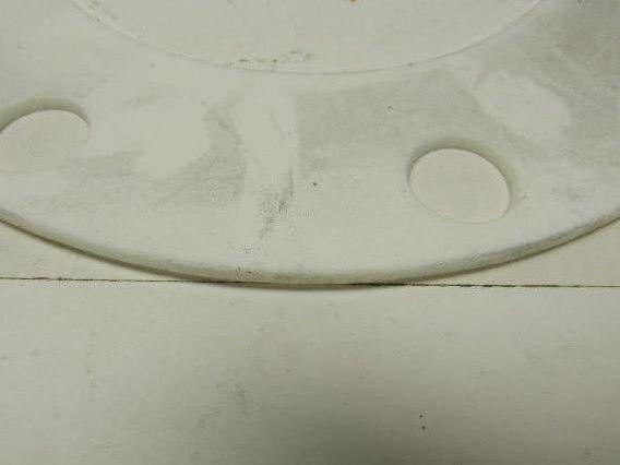 PTFE Size 6 Pipe Gaskets W/8 Bolt Holes 6-5/8" ID X 1/8" Thick