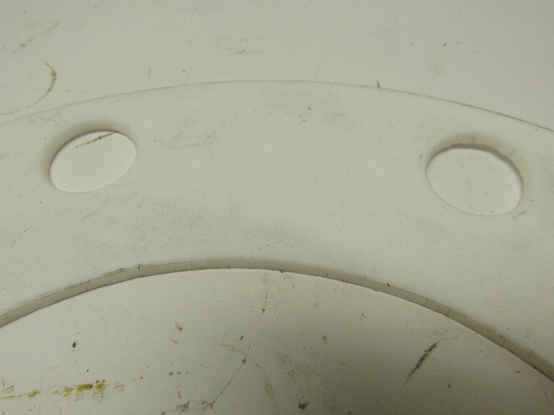 PTFE Size 6 Pipe Gaskets W/8 Bolt Holes 6-5/8" ID X 1/8" Thick