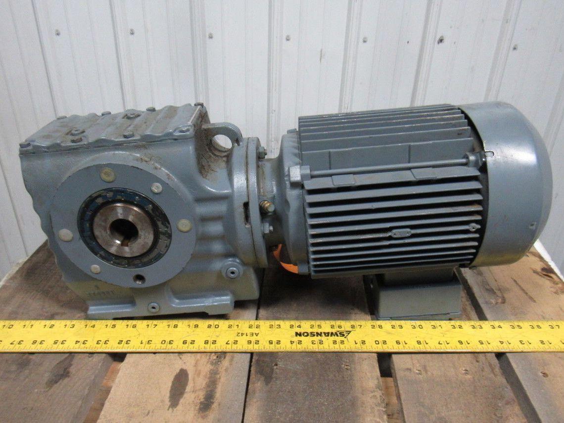 SEW-EURODRIVE SA67 DV100M-4 Gearmotor 20:1 Ratio 3HP 277/480V 1-3/16" Hollow