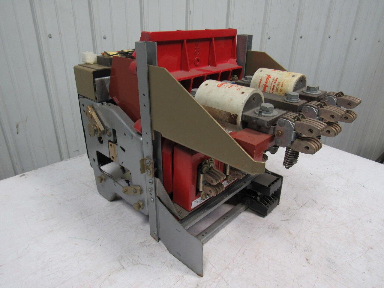 ABB Fused Circuit Breaker 1600A Max W/ABB 609902-T502 Solid State Trip Type SS