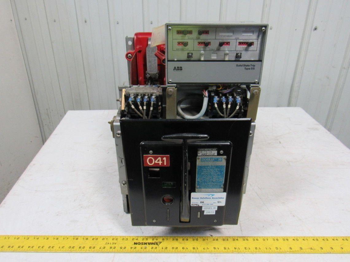 Gould Fused Circuit Breaker 2000A Max W/ABB 609902-T502 Solid State Trip Type SS