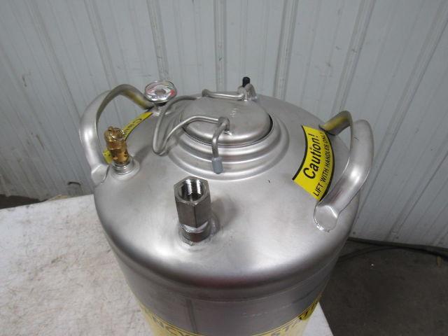 ENCON SAFETY 13 GALLON S.S. Pressurized Portable Eyewash Station