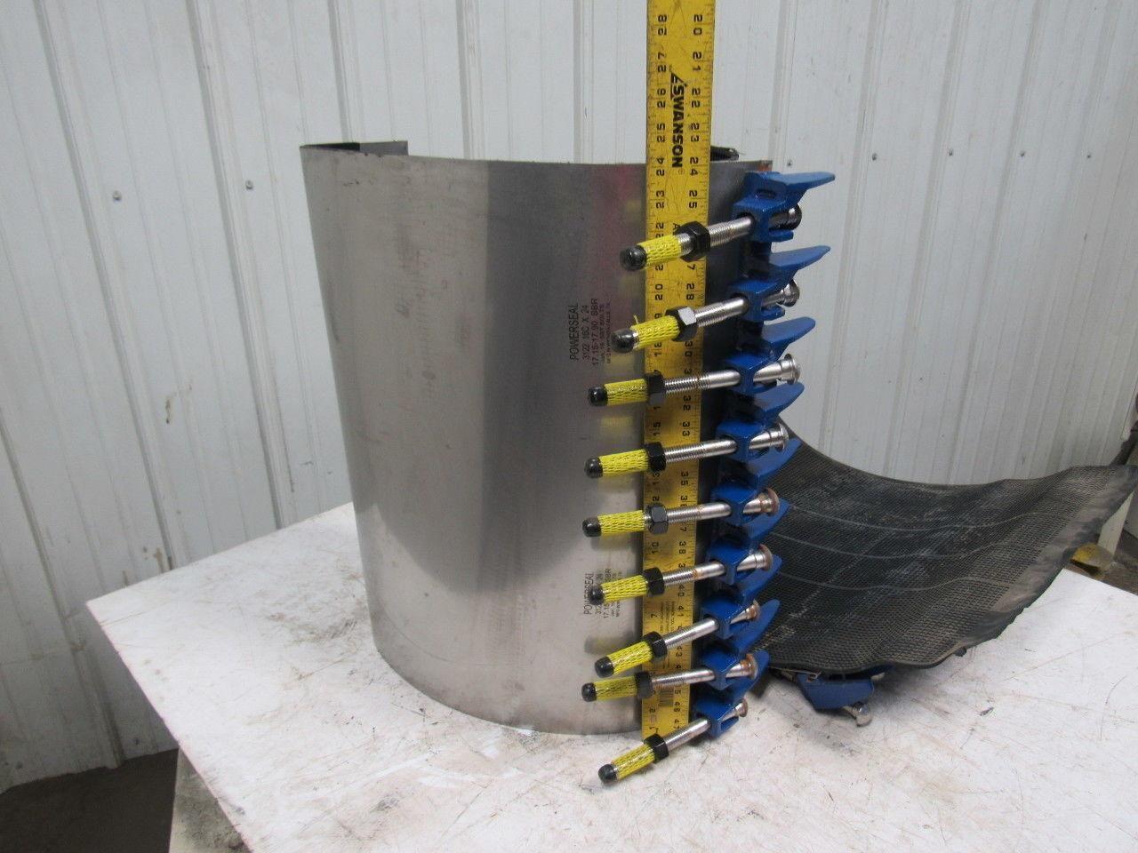 POWERSEAL PIPELINE PROD 312216C240AA-LB 24" Iron Lug Double Panel Clamp S.S.&SBR
