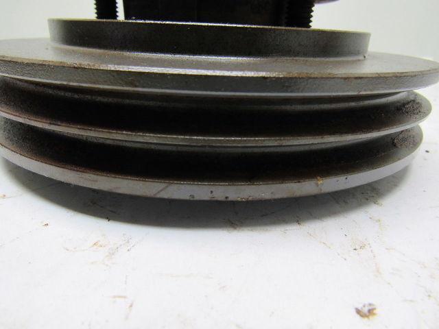 Browning 2Q3V69 Cast Iron Pulley Sheave 2 Groove Split Taper 1-3/8" Bore