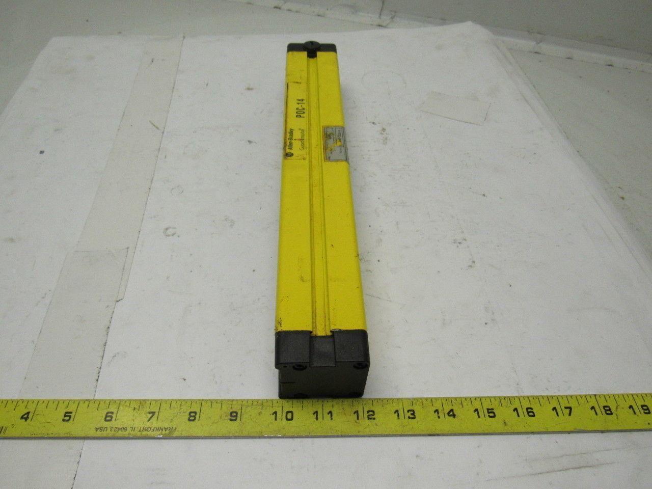 A-B Allen Bradley 440L-R4B0300N POC-14 Safety Light Curtain Receiver 12" height