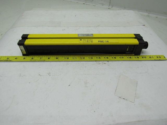 A-B Allen Bradley 440L-T4B0300N POC-14 Safety Light Curtain Transmitter 12"