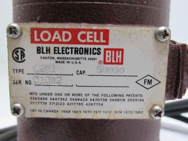 BLH Electronics C2P1 Compression Load Cell 50,000 Lb Capacity 50K