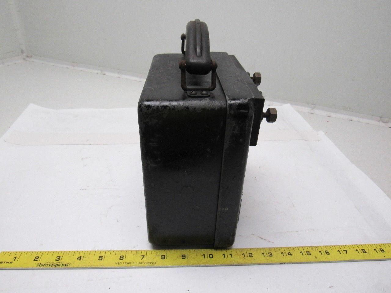 Esterline Angus Model C Universal Current Transformer 2500 Volt