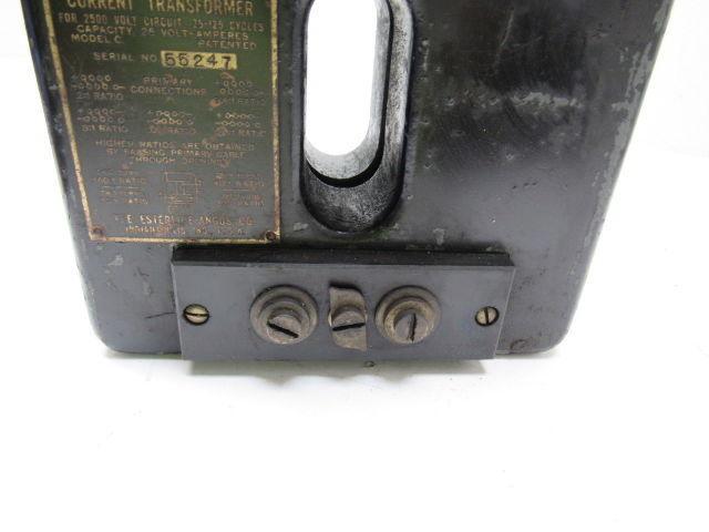 Esterline Angus Model C Universal Current Transformer 2500 Volt
