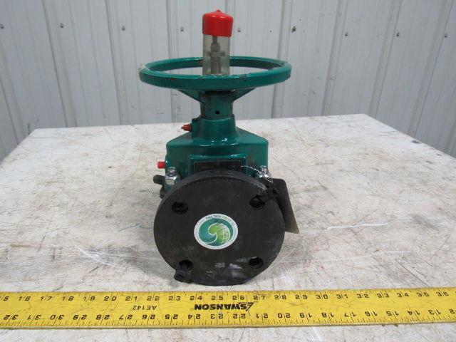 TRU-TECH 2AAAJ-CA-M-2 TRU-FLOW Rubber Diaphragm Manual Valve 2" Flange DI 175PSI