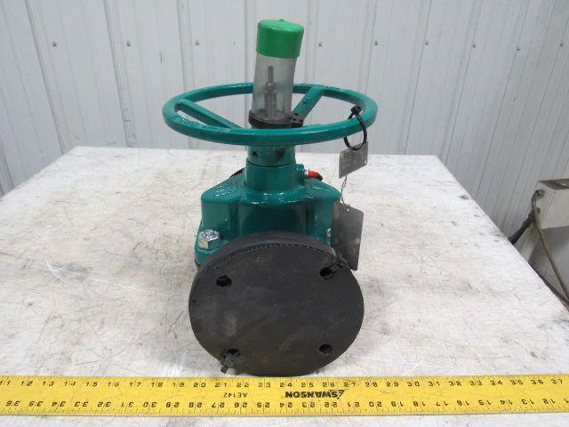 TRU-TECH 3AAAJ-CA-M2 Tru-Flow Rubber Diaphragm Manual Valve 3" Flanged 150 PSI