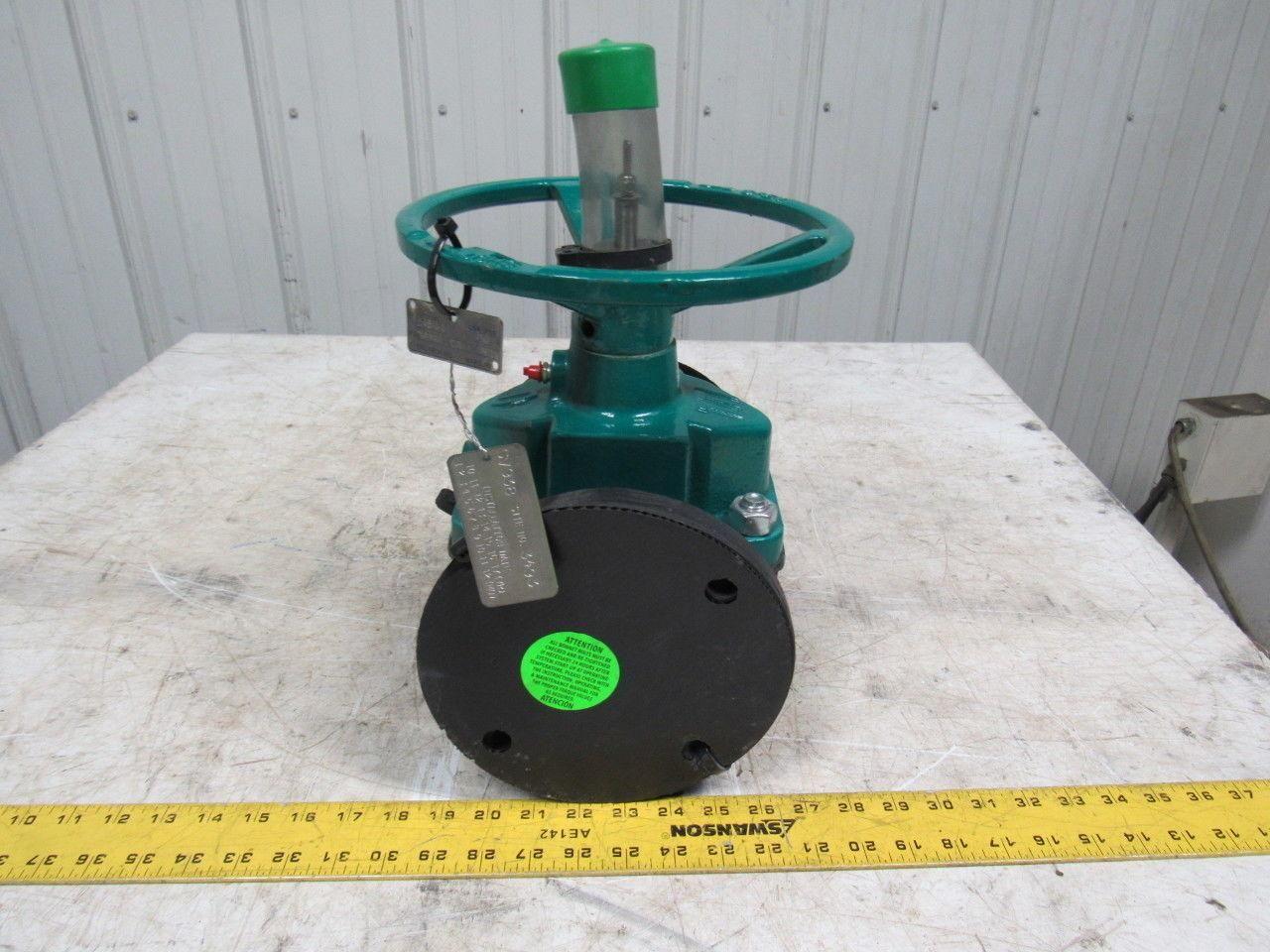 TRU-TECH 3AAAJ-CA-M2 Tru-Flow Rubber Diaphragm Manual Valve 3" Flanged 150 PSI