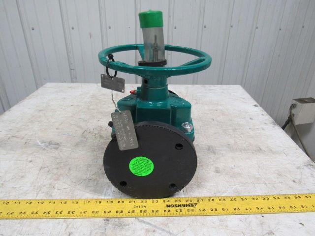 TRU-TECH 3AAAJ-CA-M2 Tru-Flow Rubber Diaphragm Manual Valve 3" Flanged 150 PSI