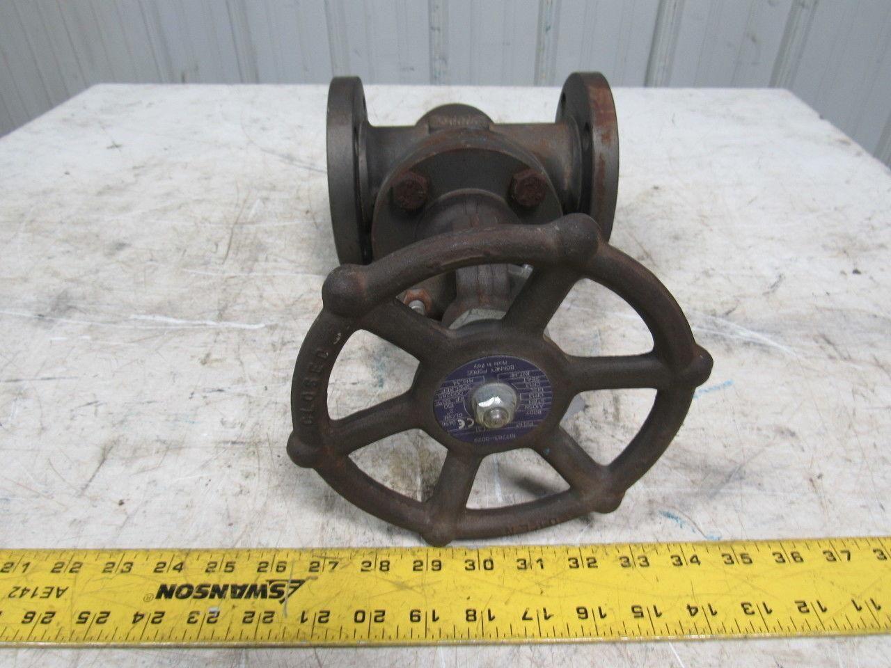 BONNEY FORGE 107763-0029 2" FCS GLOBE Valve Class 150 Steel