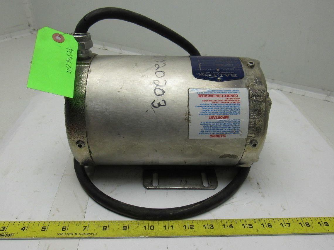 Baldor 3.2HP 3PH 208-230/460V 3470RPM Electric Washdown Motor