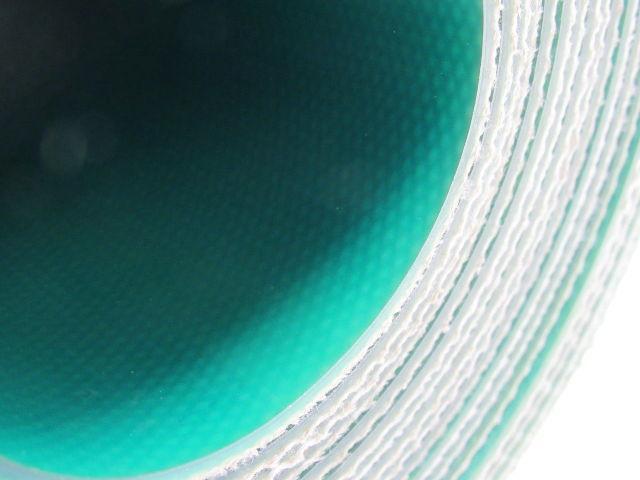 Green Urethane Smooth Top Woven Back Conveyor Belt 22' X 11-5/8" X 0.138"