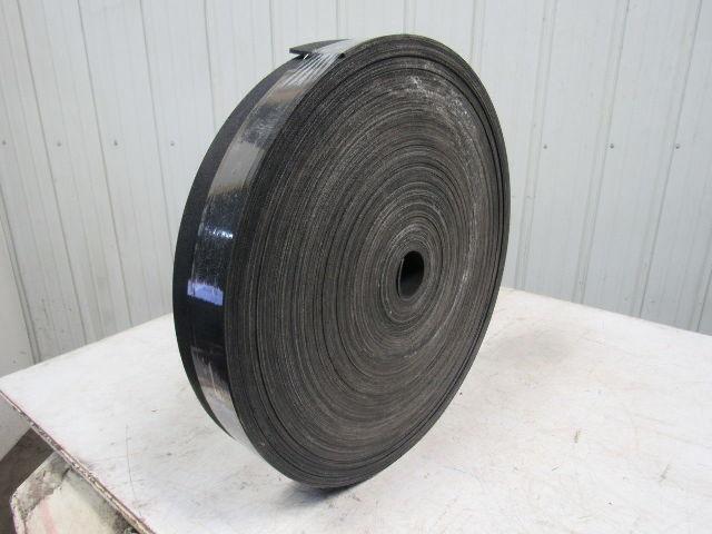 Triple Ply Black Conveyor Belt Nitrile Friction Surface 194' X 3-1/2" X 0.135"