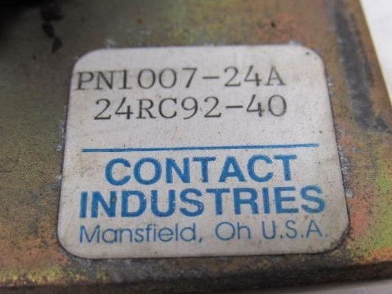 Contact Industries PN1007-24A-24RC92-40 Contactors From a Raymond 019-E6OL Lift