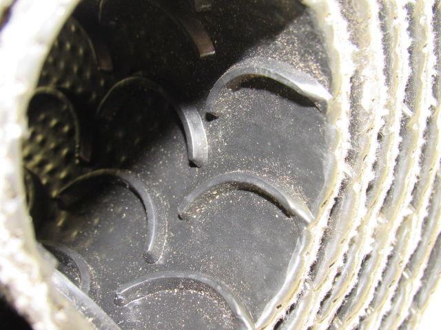 Interwoven Polyester Black PVC Crescent Top Conveyor Belt 8' X 6-7/8"