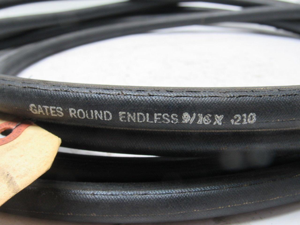 Gates 9X210REBELT 9/16" x 210" Round Endless Belt