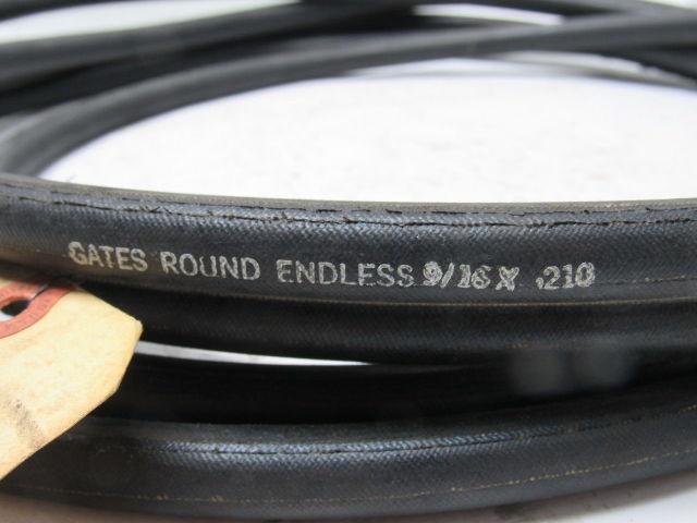 Gates 9X210REBELT 9/16" x 210" Round Endless Belt
