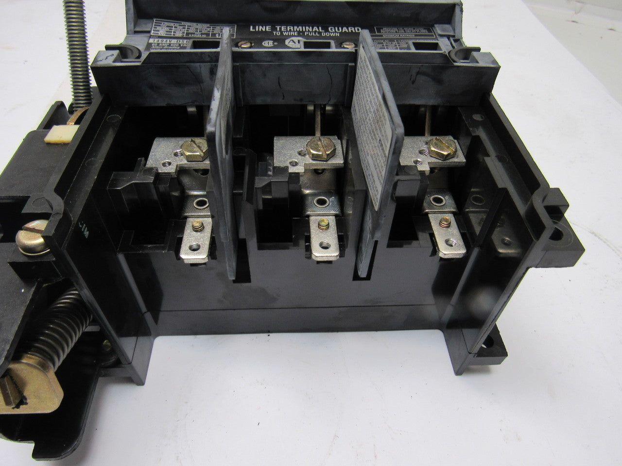 Allen Bradley 1494V-DS60 Ser A Disconnect Switch 60A 600V Non-Fused Left Hand