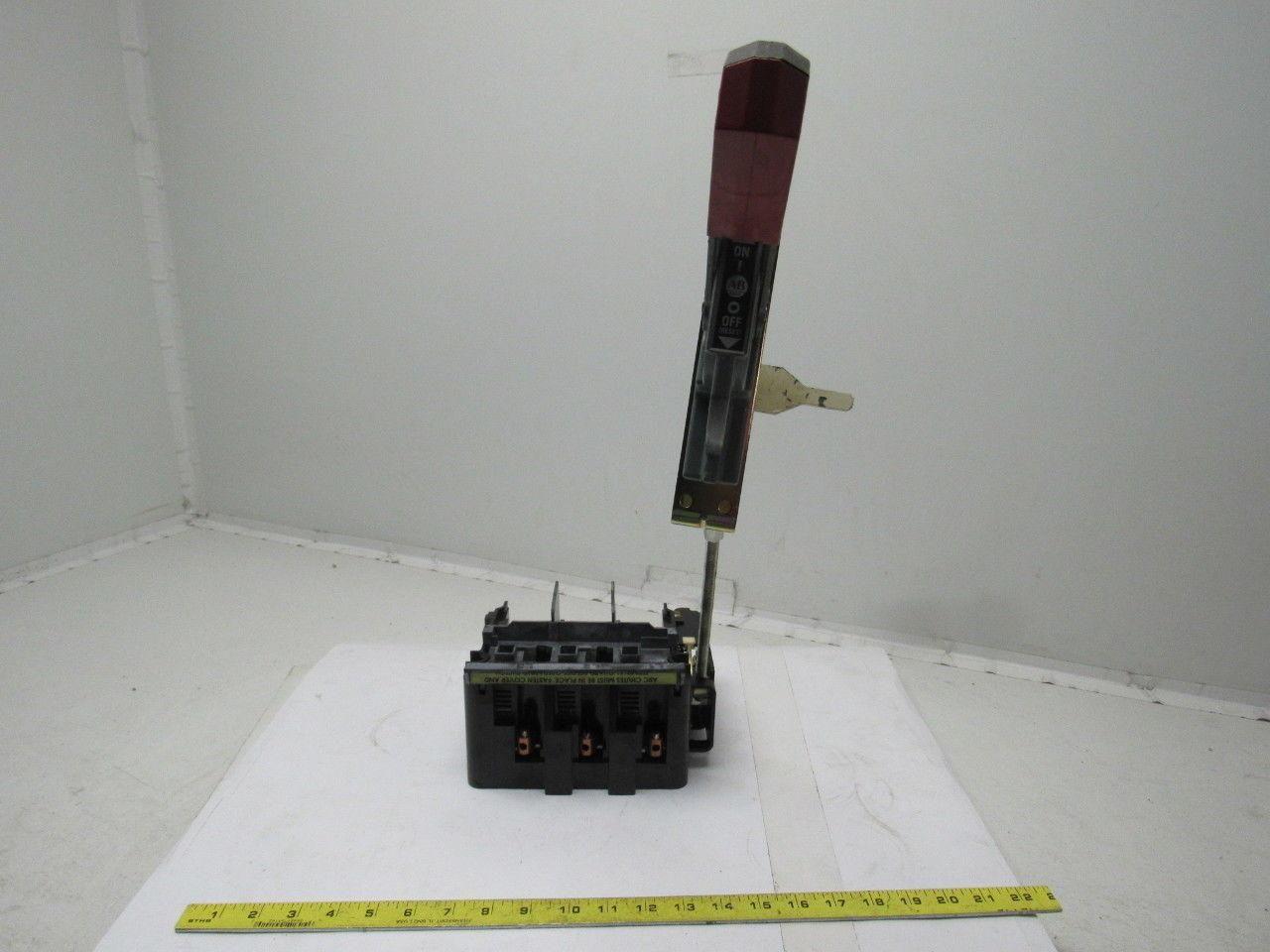Allen Bradley 1494V-DS60 Ser A Disconnect Switch 60A 600V Non-Fused Left Hand