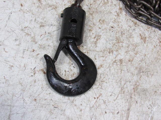CM Cyclone Model S 1 Ton Manual Chain Fall Hoist 19' Lift w/Load Limiter Tested