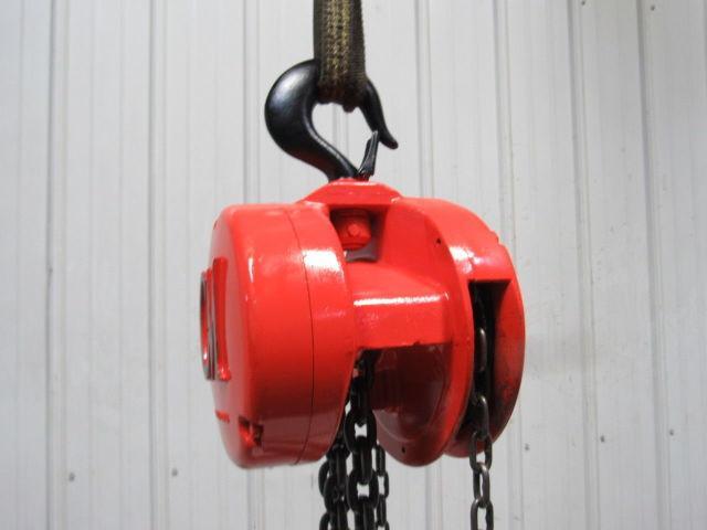 CM Cyclone Model M 1-1/2 Ton Manual Chain Fall Hoist 11' 4" Lift Load Tested