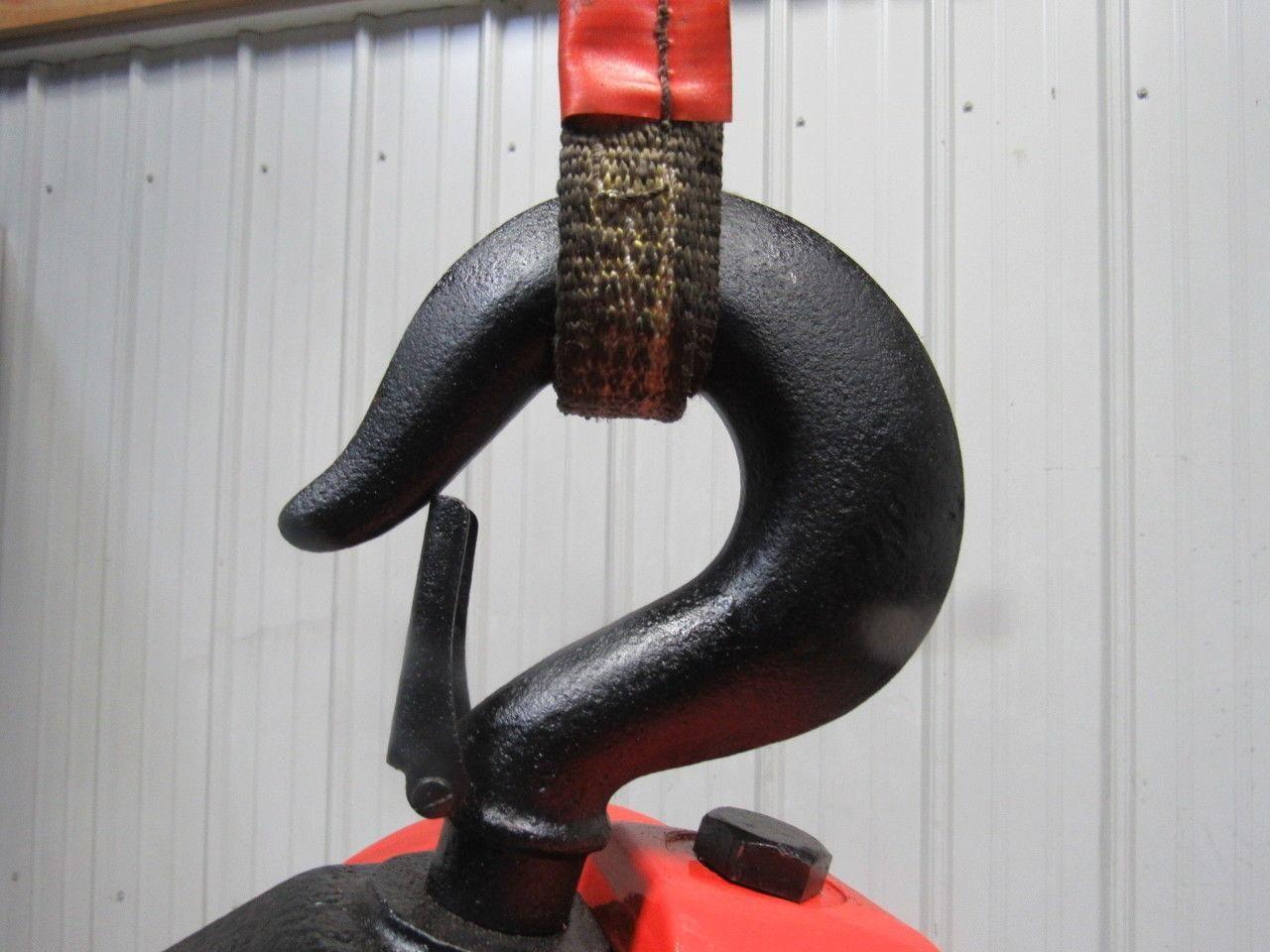 CM Model S 4 Ton Manual Chain Fall Hoist 32' 6" Lift w/Load Limiter Tested