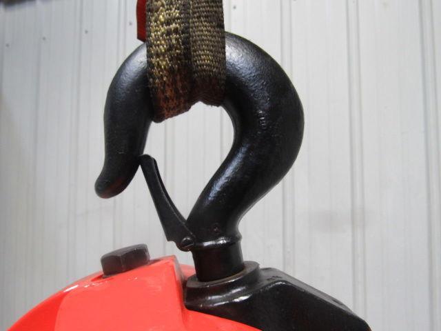 CM Cyclone Model S 3 Ton Manual Chain Fall Hoist 4'4" Lift w/Load Limiter Tested