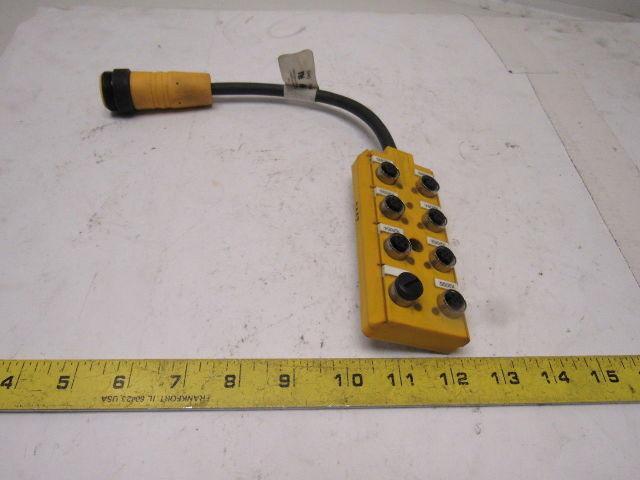 Lumberg ASB 8/LED 5/4-14/RS120M 8 Port Micro J- Box W/ LED Indicators Lot Of 3