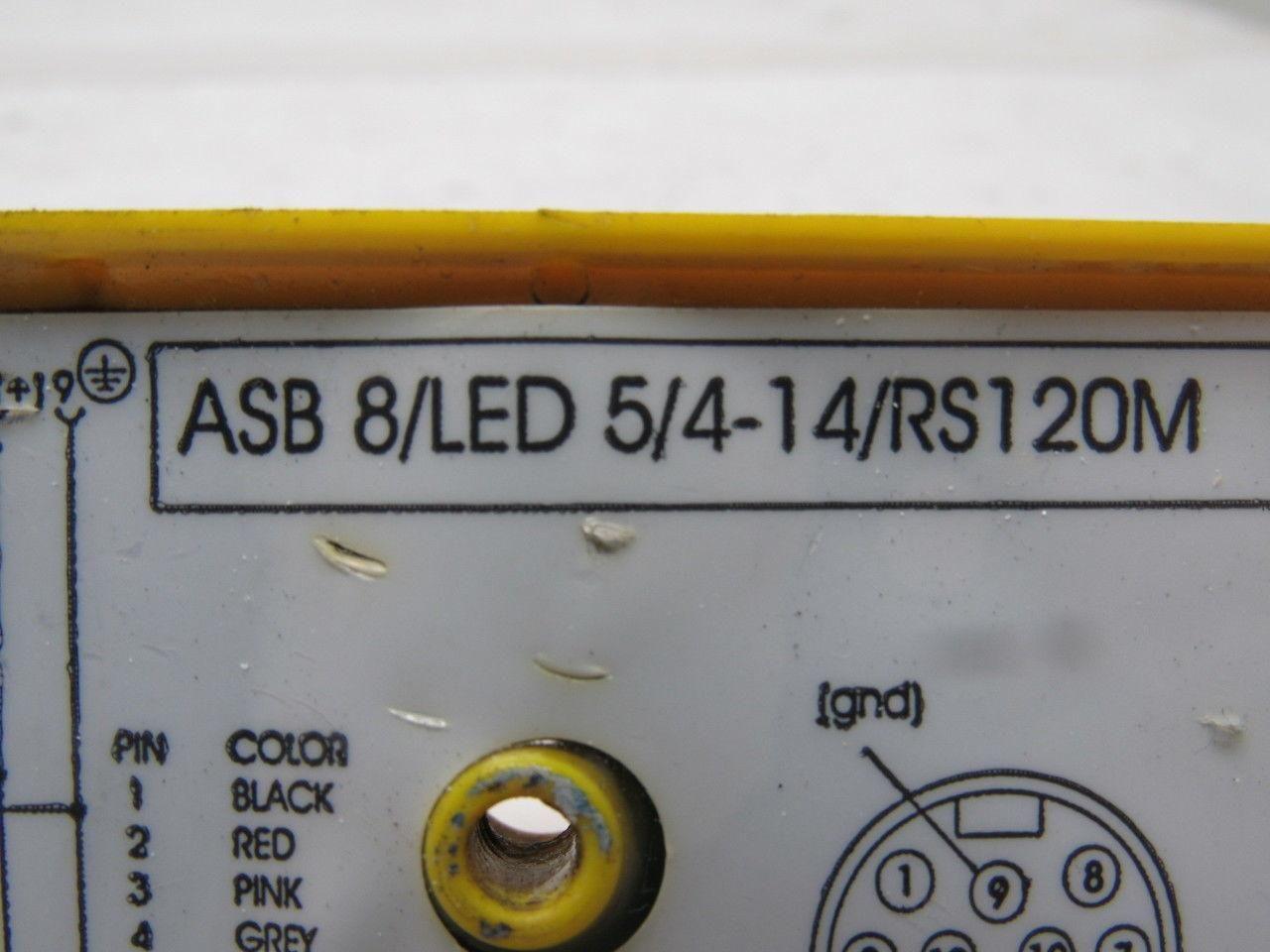 Lumberg ASB 8/LED 5/4-14/RS120M 8 Port Micro J- Box W/ LED Indicators Lot Of 3