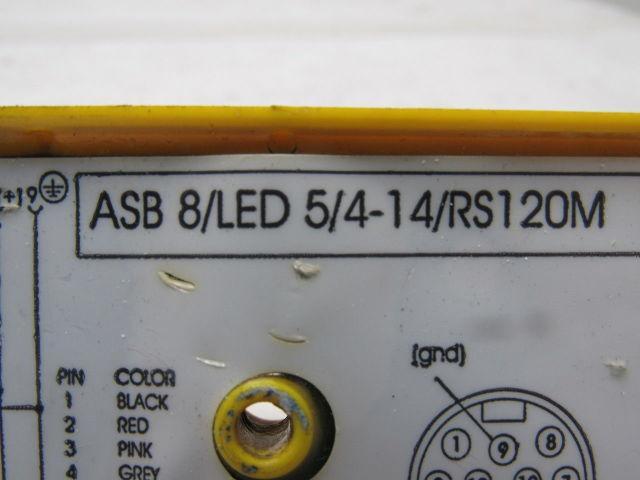 Lumberg ASB 8/LED 5/4-14/RS120M 8 Port Micro J- Box W/ LED Indicators Lot Of 3