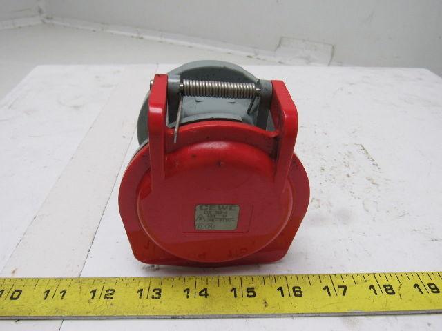 CEWE CUE 363-6 63 Amp 380-415VAC 4 Pole Splash proof Plug