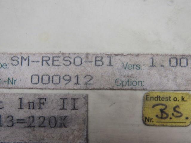 DMS SM-RESO-BI Vers. 1.00 14 Bit INF II Circuit Board Card