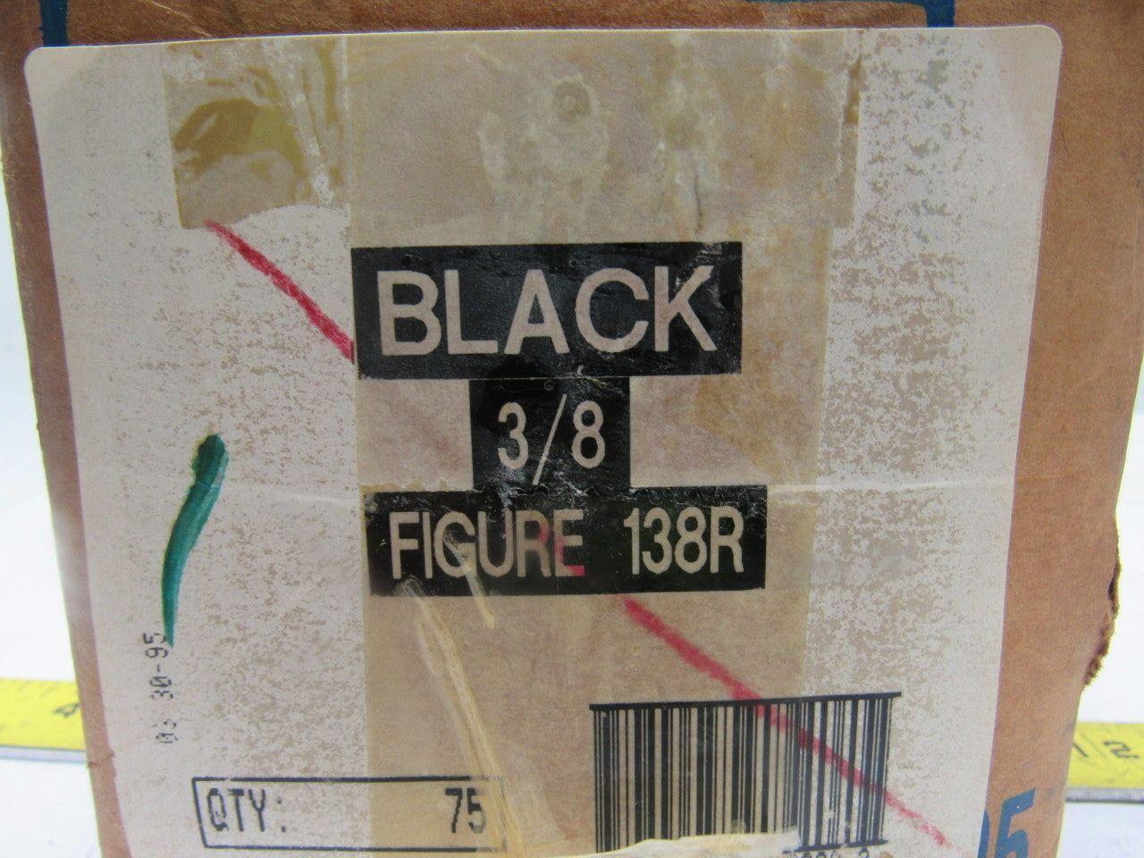 Figure 138R Split Ring Hangers 1/2" Black Malleable Iron 3/8" Rod Size Lot of20
