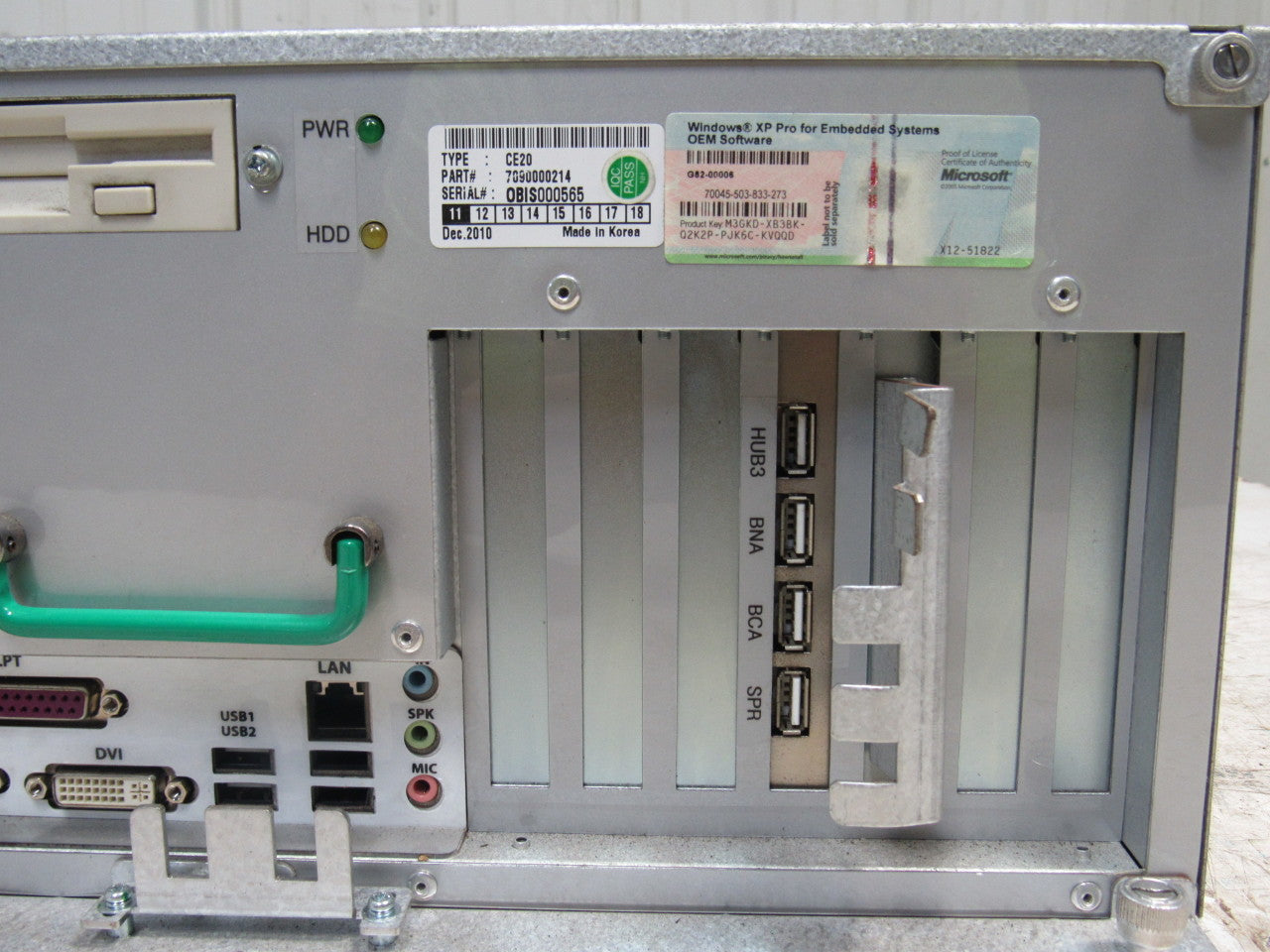 Hyosung 7900001620 CE20 UP Kit CPU Unit 945 DVI AS IS Parts Or Repair