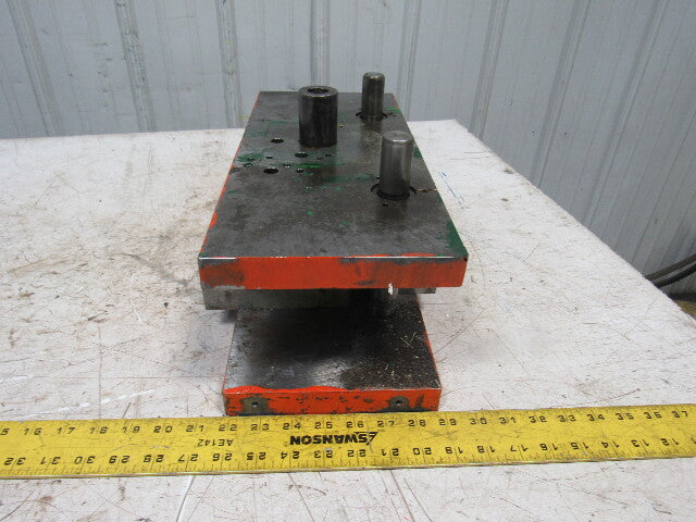 Danley 2 Pin Punch Press Die Shoe Set 16"X6" X 1"