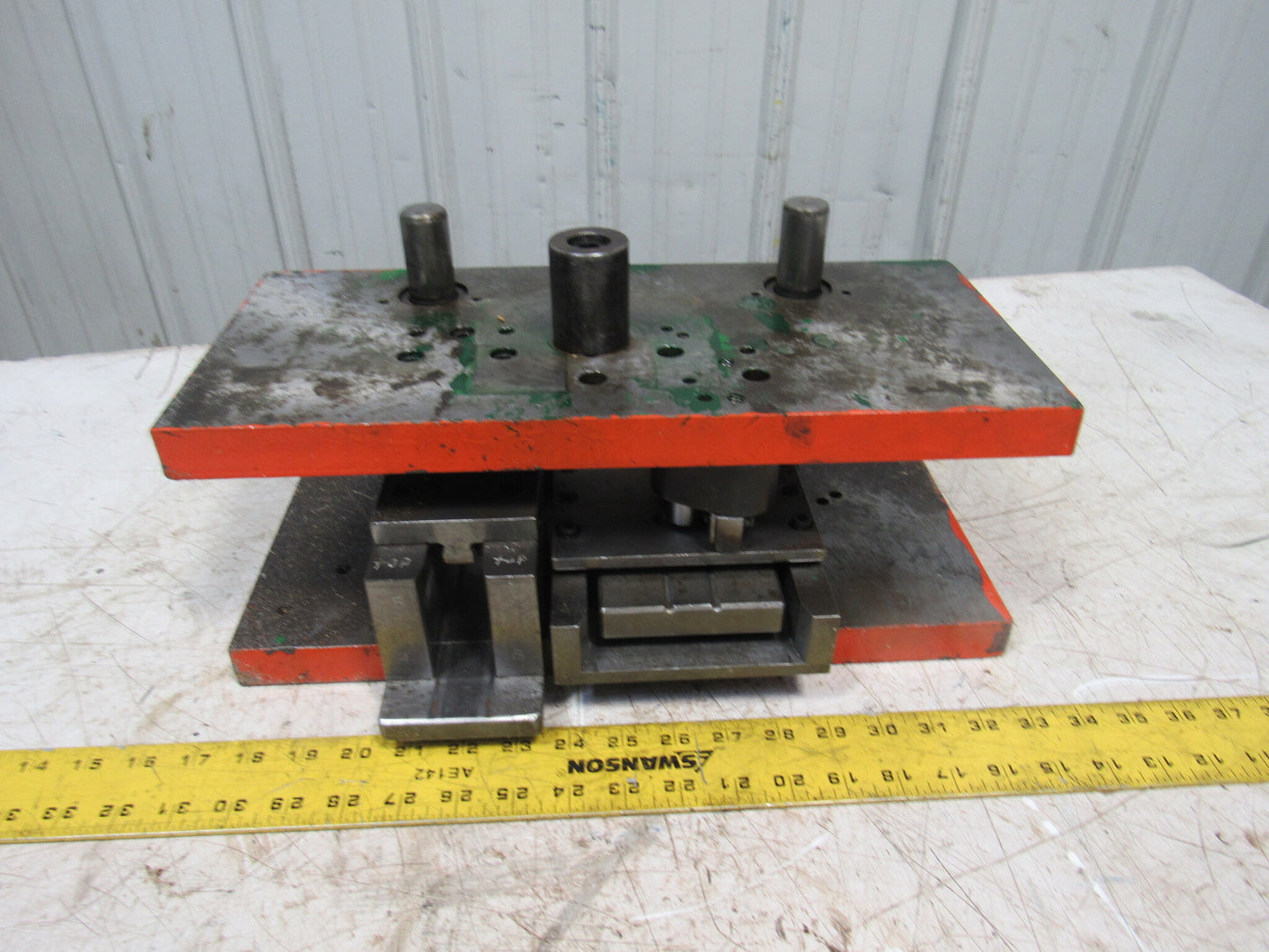 Danley 2 Pin Punch Press Die Shoe Set 16"X6" X 1"