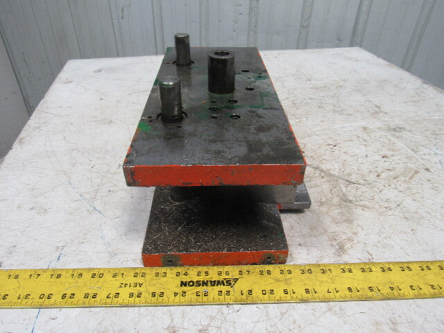 Danley 2 Pin Punch Press Die Shoe Set 16"X6" X 1"
