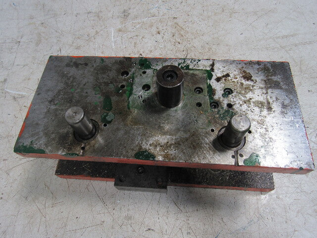 Danley 2 Pin Punch Press Die Shoe Set 16"X6" X 1"
