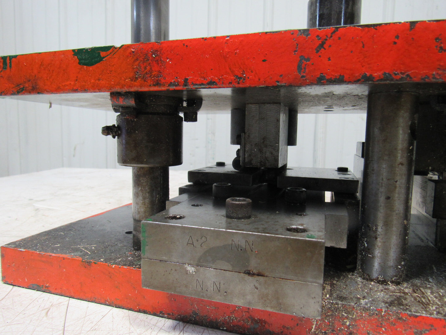 Danley 2 Pin Punch Press Die Shoe Set 16"X6" X 1"