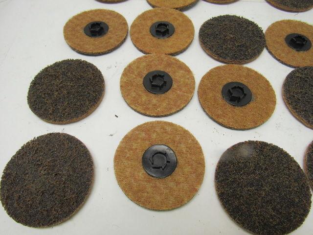 ARC 53413 Type P 3" Surface Conditioning Coarse Grit Quick Lok Disc Lot of 20