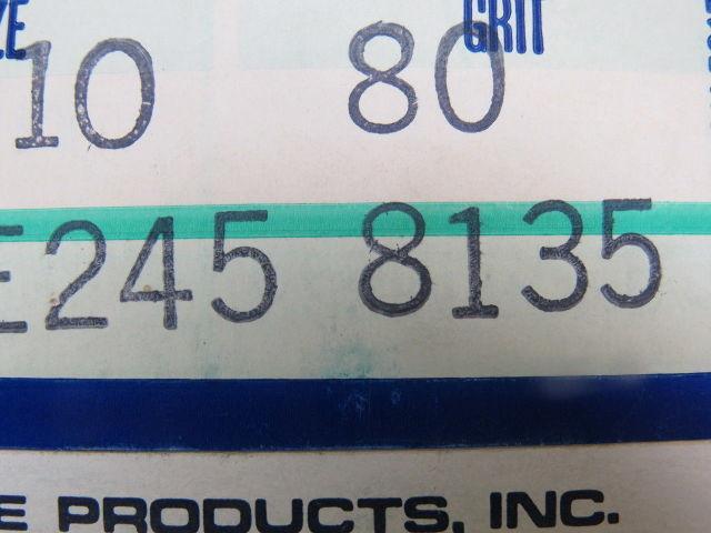 Merit 2458135 Flap Wheel Aluminum Oxide 2-1/2x1x1/4-20 Shank 80 Grit Lot of 7