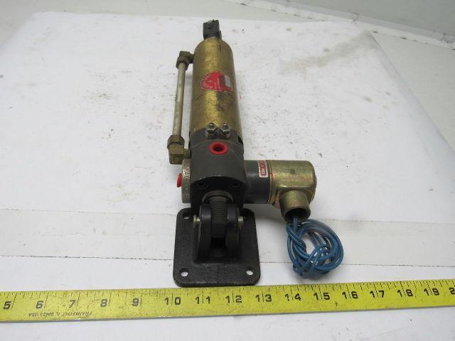 Allenair Type AV SVS-R-PK Pneumatic Air Cylinder & Solenoid 2" Bore 5" Stroke