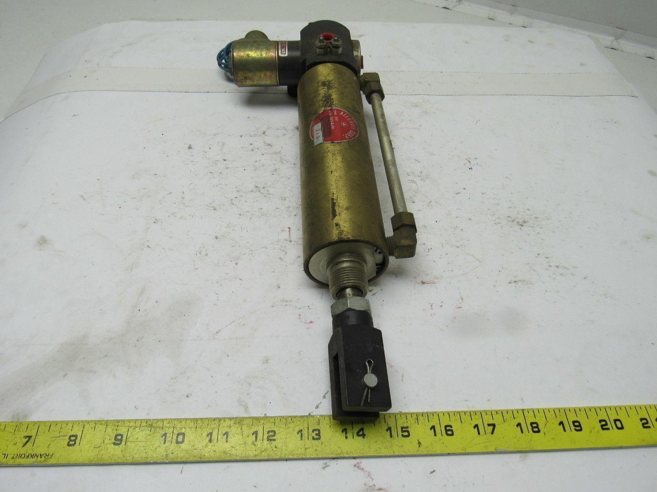 Allenair Type AV SVS-R-PK Pneumatic Air Cylinder & Solenoid 2" Bore 5" Stroke
