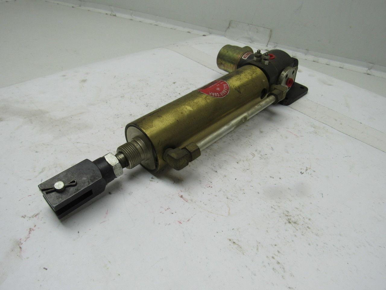 Allenair Type AV SVS-R-PK Pneumatic Air Cylinder & Solenoid 2" Bore 5" Stroke